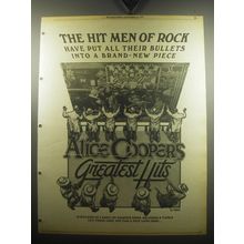 1974 Alice Cooper's Greatest Hits Album Ad - The Hit Men of Rock