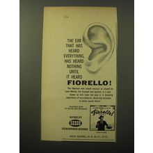 1960 Seeco Records Advertisement - The Leon Merian jazz quartet plays Fiorello!