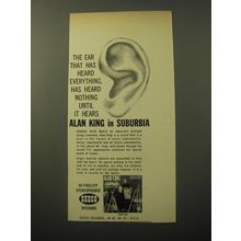 1960 Seeco Records Advertisement - Alan King in Suburbia