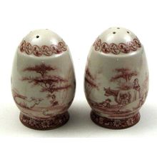 Red Glass Salt & Pepper set