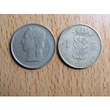 Belgium 1952 1 Franc Belgique (French Text) Coin