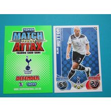 U41. Alan Hutton - Tottenham - Match Attax 2010/11 Football Card EF1