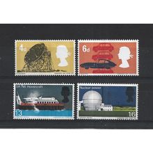 GB.British Technology set of 4.Phosphor Issue.Mounted Mint.Jul25a