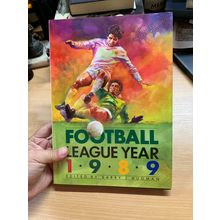 RARE* 1988 "FOOTBALL LEAGUE YEAR 1989" LARGE 1kg SOCCER HARDBACK BOOK (P6)