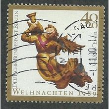 BERLIN -1989 40pf + 20 'CHRISTMAS' FINE USED (EBID44-927)