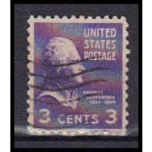 Used 807 3c Thomas Jefferson Very Fine Plus KA5581