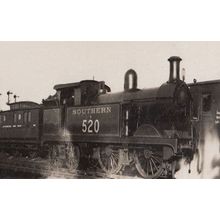 Southern Railway 520 Train Ashford Kent Real Photo Old Postcard
