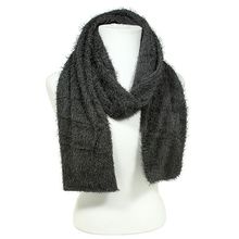 Scarf - Chenille -Dark Gray Color - SF-S1325DGY