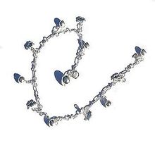 Sterling Silver 925 Chimming Balls and Bunny Anklet / Bracelet