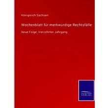 Wochenblatt Fur Merkwurdige Rechtsfalle