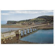 Shaldon Bridge and the Ness Teignmouth Devon Postcard 1666