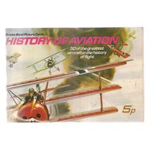 HISTORY OF AVIATION Brooke Bond Tea complete album.... 50 cards 10 loose