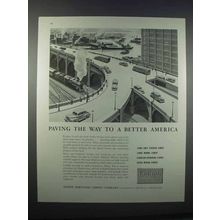 1946 Lehigh Cements Ad - Paving the Way