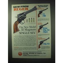 1984 Ruger .32 Magnum Single-Six Revolver Ad