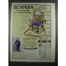 1988 Barnes & Noble Scandia Shoulder Bag Ad