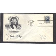 FDC Art Craft 1213 5c George Washington (Cachet-Penciled/A) CV41992