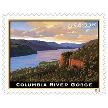 Columbia River Gorge $22.95 Express Mail Single Postage Stamp Scott 5041