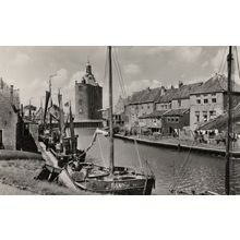Drommedaris Zuiderspul Eiland En Enkhuizen Holland Postcard