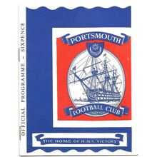 1964-65 PORTSMOUTH v SOUTHAMPTON (Very Good to Excellent Condition - No Writing)