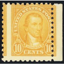 591, Mint LH 10¢ - Scarce Misperforation Error * Stuart Katz