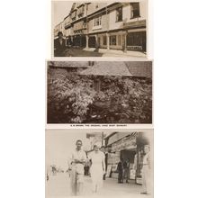 Banbury Cake Store 3x Amazing Old Seaside Shop Kodak RPC Postcard s