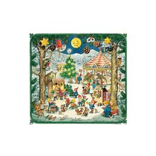 10419 - Korsch Advent - Festival Elves - 11"H x 12"W x .1"D