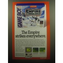 1993 Capcom Star Wars The Empire Strikes Back Game Boy Video Game Advertisement