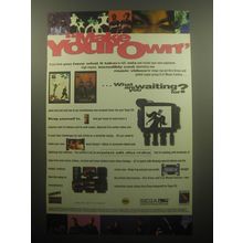1993 Sega CD Make My Video Games Advertisement - What are you waiting for?
