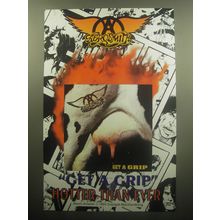 1993 Aerosmith Get a Grip Album Advertisement - Hotter than Ever