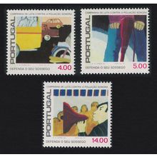 Portugal Fight Against Noise 3v 1979 MNH SG#1745-1747