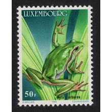 Luxembourg European tree frog Endangered Fauna 1985 MNH SG#1164 MI#1135 Sc#734