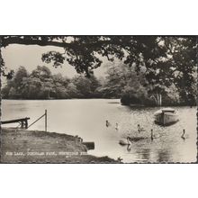 Lake, Dunorlan Park, Tunbridge Wells, Kent, 1966 - Shoesmith & Etheridge RPPC