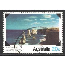 AUSTRALIA 1979: NATIONAL PARKS - 20c PORT CAMPBELL, VIC USED (G6)