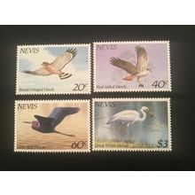 ICOLLECTZONE Nevis 403-406 birds VF NH