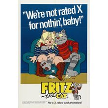 Fritz the Cat (1972)_0 Movie Film Poster Canvas iconic design