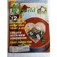 Tole World Magazine February 1998 12 Great Projects to Warm Your Heart and Home!