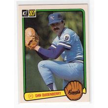 1983 Donruss Dan Quisenberry baseball card #70 – Royals