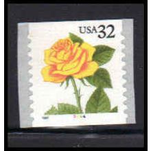 3054 32c Yellow Rose Very Fine MNH CNS 3344 PA6926