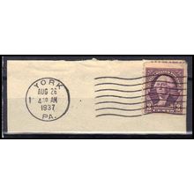 Used 720 3c George Washington Extra Fine Fat York, P1 BPS E2010