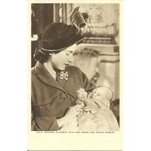 Royalty PRINCESS ELIZABETH & PRINCE CHARLES Postcard (Photochrom)