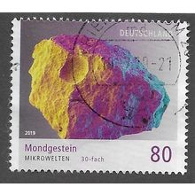 GER 2019 €0.80 'MICROWORLD - MOON ROCK' FINE USED (EBID77-048)