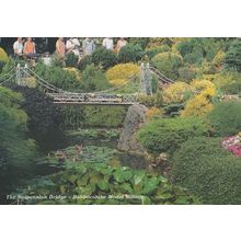 Suspension Bridge Babbacombe Toy Model Village Devon Postcard