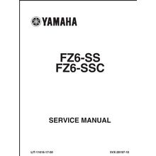 YAMAHA FZ6-SS FZ6-SSC SERVICE MANUAL 2004 MOTORCYCLE 432 PAGES IN ENGLISH