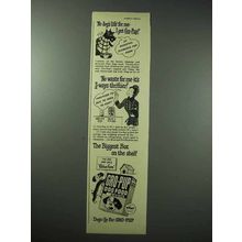 1948 Gro-Pup Dog Food Ad - No Dogs Life For Me