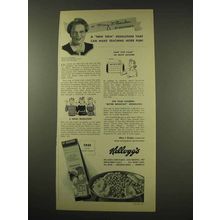 1949 Kellogg's Cereal Ad - Make Teaching More Fun