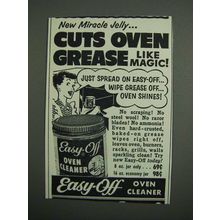 1954 Easy-Off Oven Cleaner Ad - New Miracle Jelly