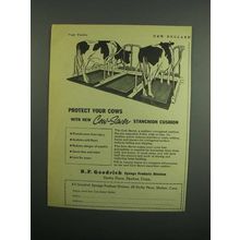 1954 B.F. Goodrich Cow-Saver Stanchion Cushion Ad