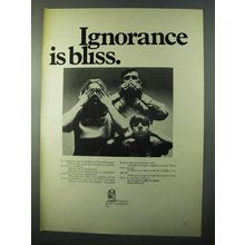 1971 National Book Committee Ad - Ignorance is Bliss