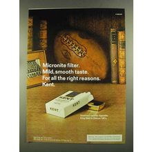 1972 Kent Cigarettes Ad