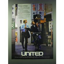 1989 United Airlines Ad - Foreign exchange